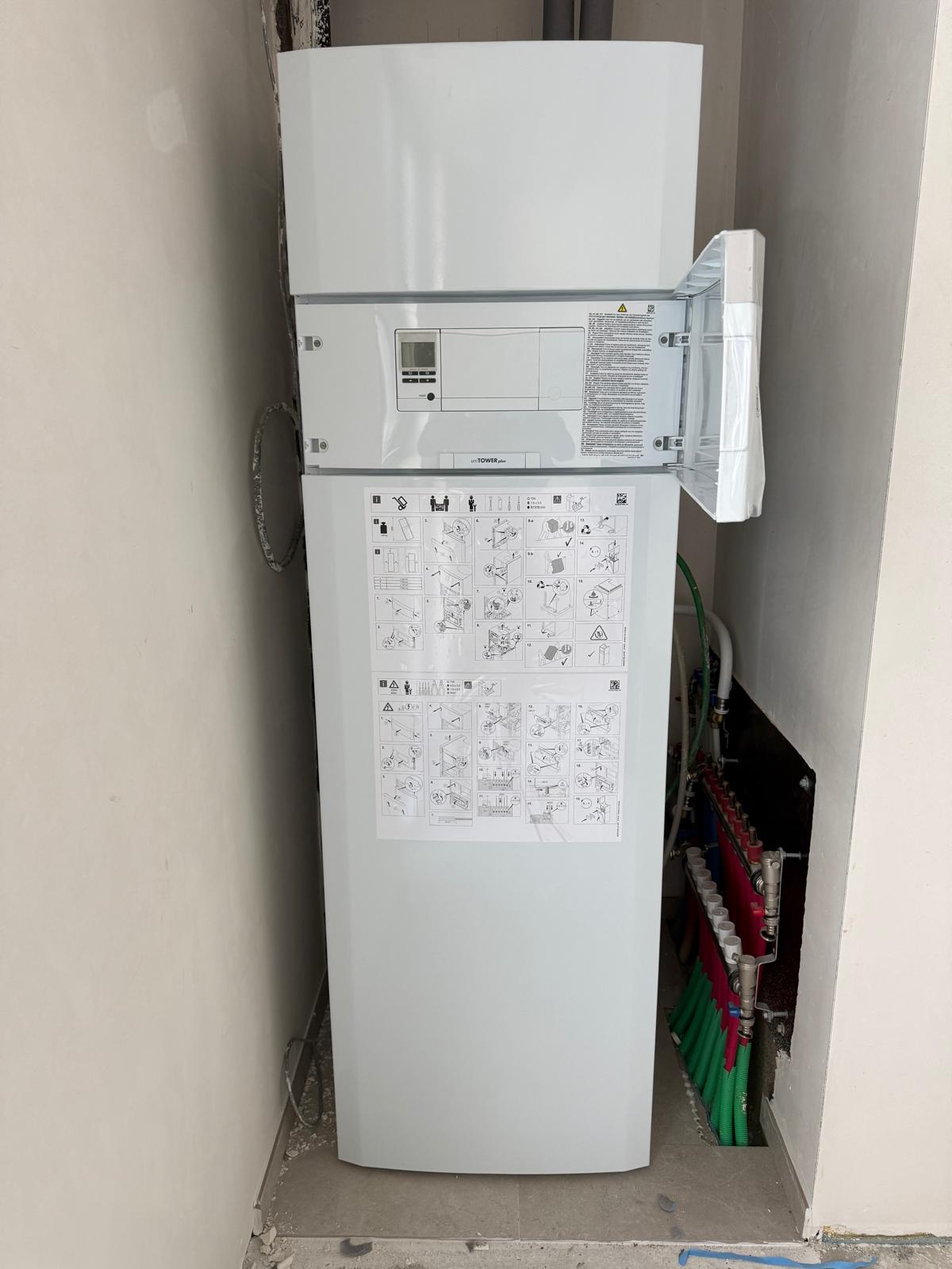 Binnenunit en technische installatie